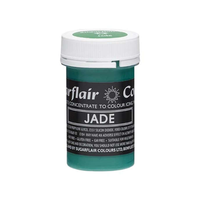 Sugarflair JADE Green Pastel Paste Gel Edible Concentrated Food Colouring