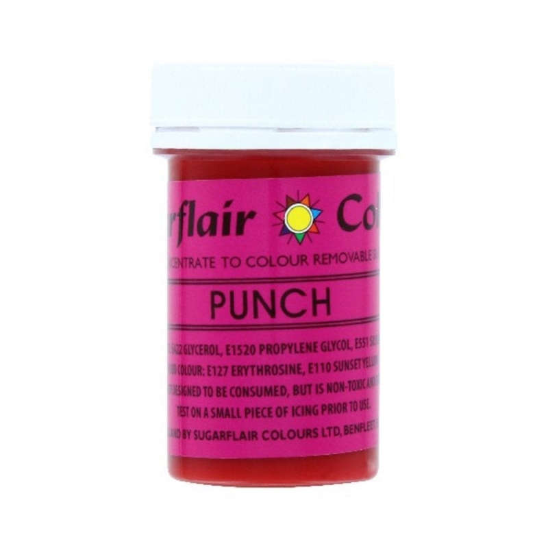 Sugarflair Craft Paste Colours Concentrated Non Toxic Non Edible - Punch 25g