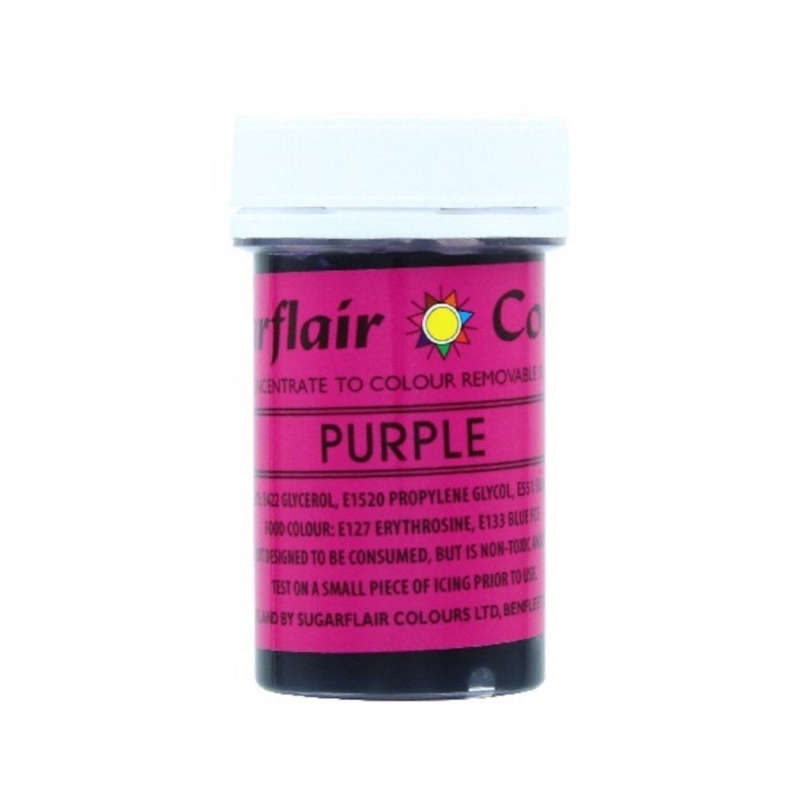 Sugarflair Craft Paste Colours Concentrated Non Toxic Non Edible - Purple 25g