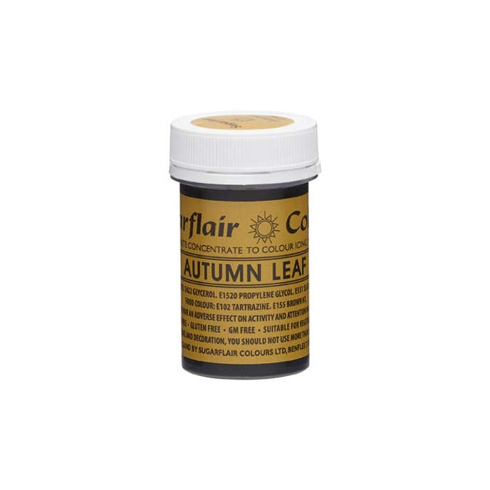 SugarFlair Spectral Concentrated Edible Paste Food Colouring - Autumn Leaf