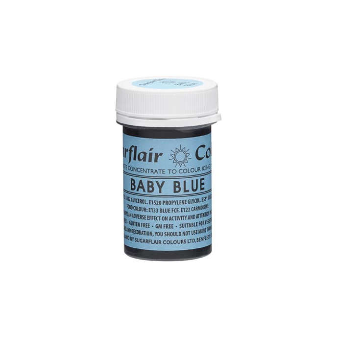 SugarFlair Spectral Concentrated Edible Paste Food Colouring - Baby Blue