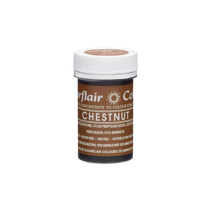 SugarFlair Spectral Concentrated Edible Paste Food Colouring - Chestnut