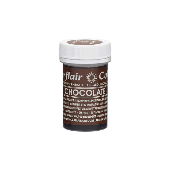 SugarFlair Spectral Concentrated Edible Paste Food Colouring - Chocolate