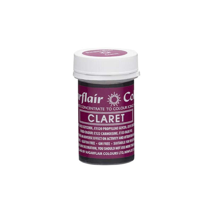 SugarFlair Spectral Concentrated Edible Paste Food Colouring - Claret