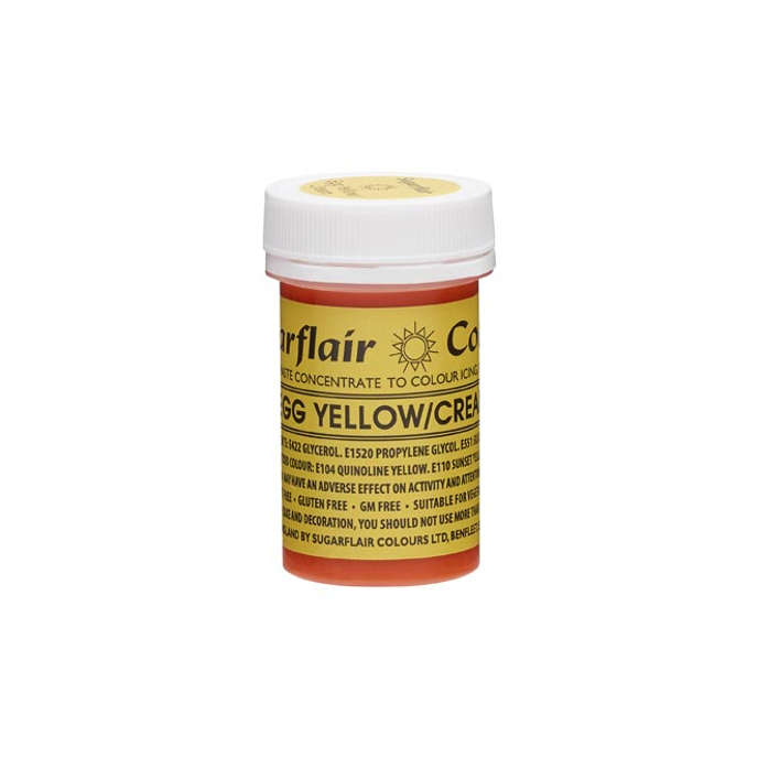 SugarFlair Spectral Concentrated Edible Paste Food Colouring - Egg Yellow