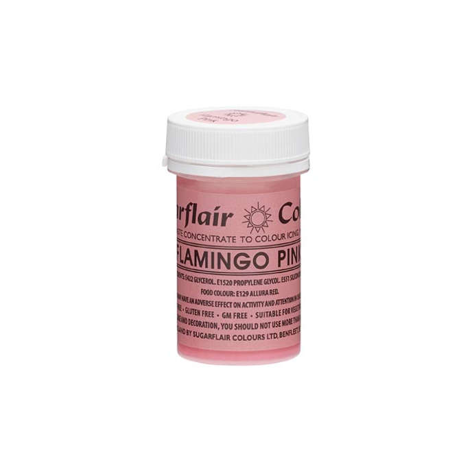 SugarFlair Spectral Concentrated Edible Paste Food Colouring - Flamingo Pink