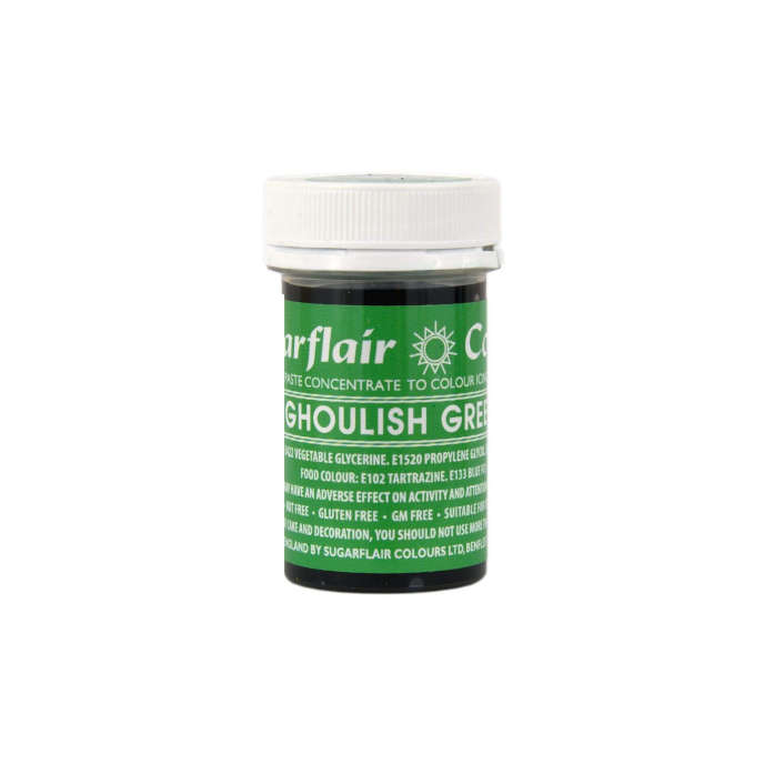 SugarFlair Spectral Concentrated Edible Paste Food Colouring - Ghoulish Green
