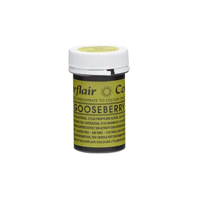 SugarFlair Spectral Concentrated Edible Paste Food Colouring - Gooseberry