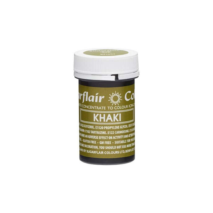 SugarFlair Spectral Concentrated Edible Paste Food Colouring - Khaki