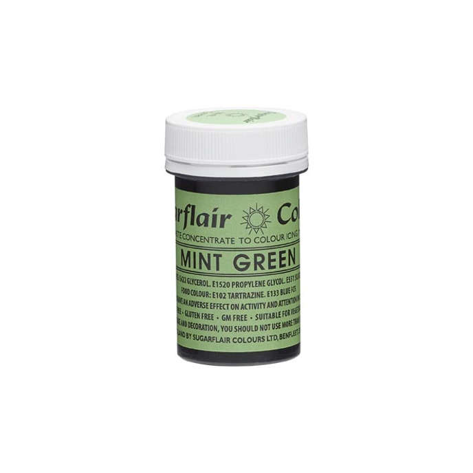 SugarFlair Spectral Concentrated Edible Paste Food Colouring - Mint Green
