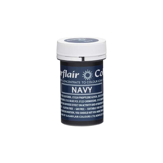 SugarFlair Spectral Concentrated Edible Paste Food Colouring - Navy Blue