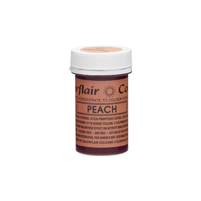 SugarFlair Spectral Concentrated Edible Paste Food Colouring - Peach