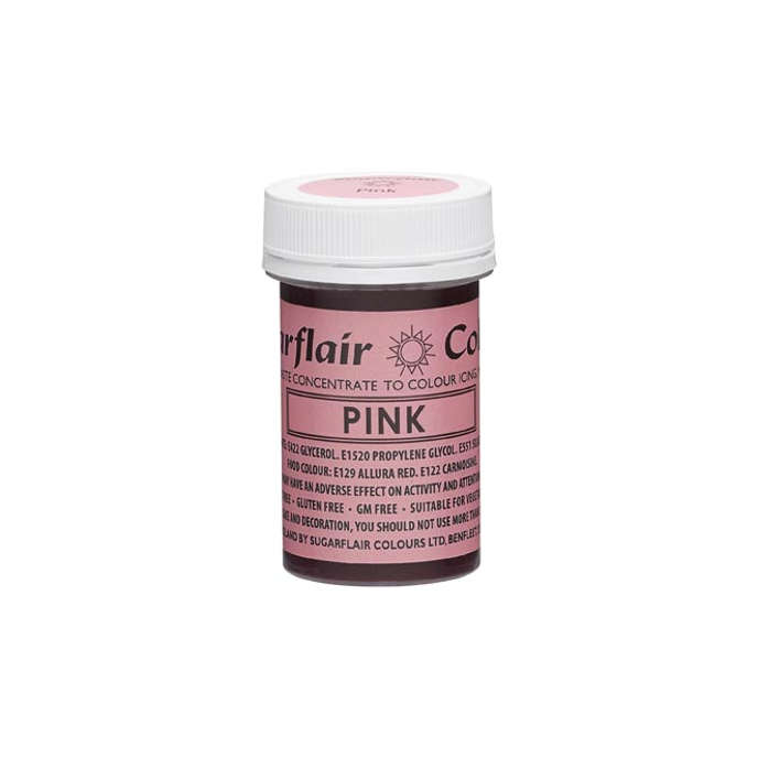 SugarFlair Spectral Concentrated Edible Paste Food Colouring - Pink