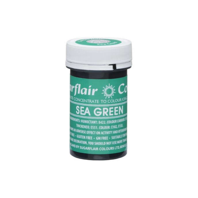 SugarFlair Spectral Concentrated Edible Paste Food Colouring - Sea Green