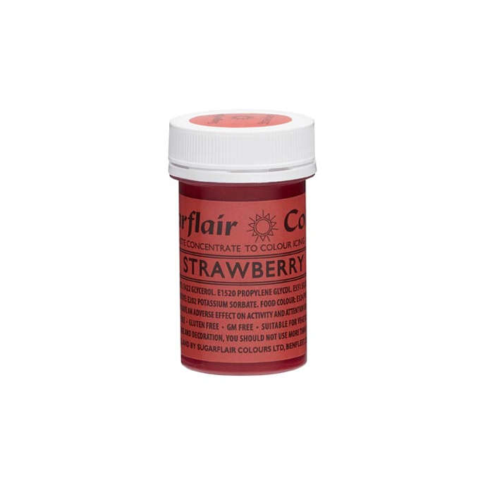 SugarFlair Spectral Concentrated Edible Paste Food Colouring - Strawberry