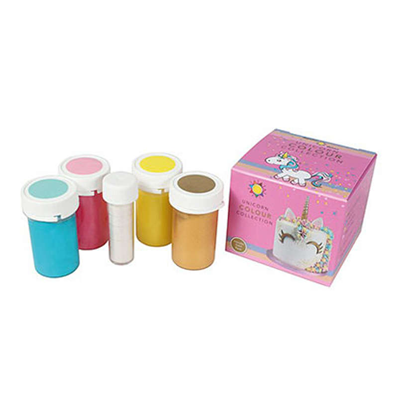 Sugarflair Unicorn Colour Collection Food Colouring Set for Cake Decorating