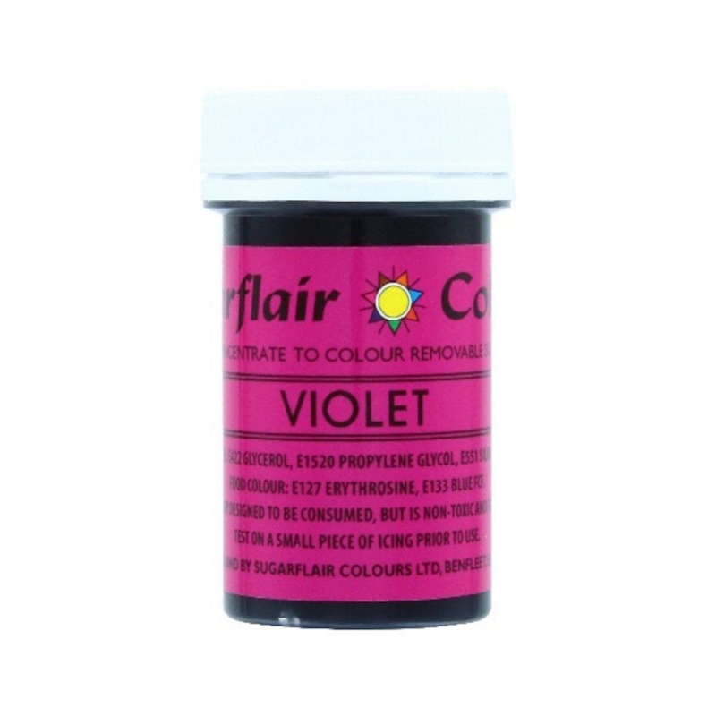 Sugarflair Craft Paste Concentrated Colours Non Toxic Non Edible - Violet 25g