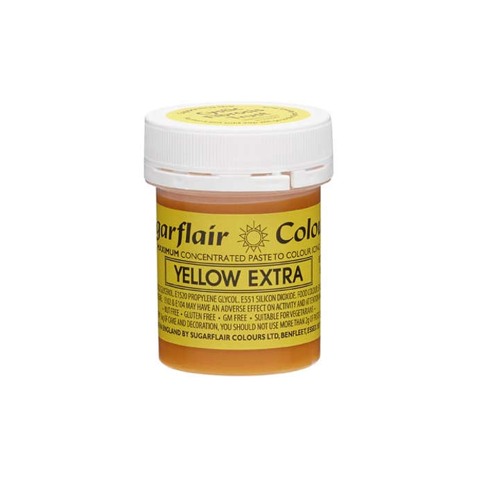 Sugarflair Maximum Concentrated Paste Edible Food Colouring 42g - Yellow Extra