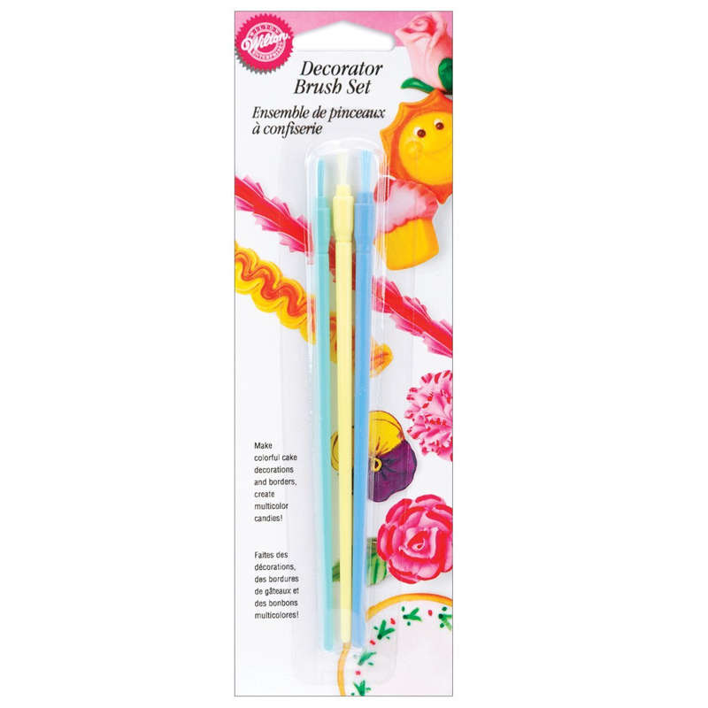 Wilton Decorater Brush Set Candy Sugarcraft Paint Icing Cake Decorating