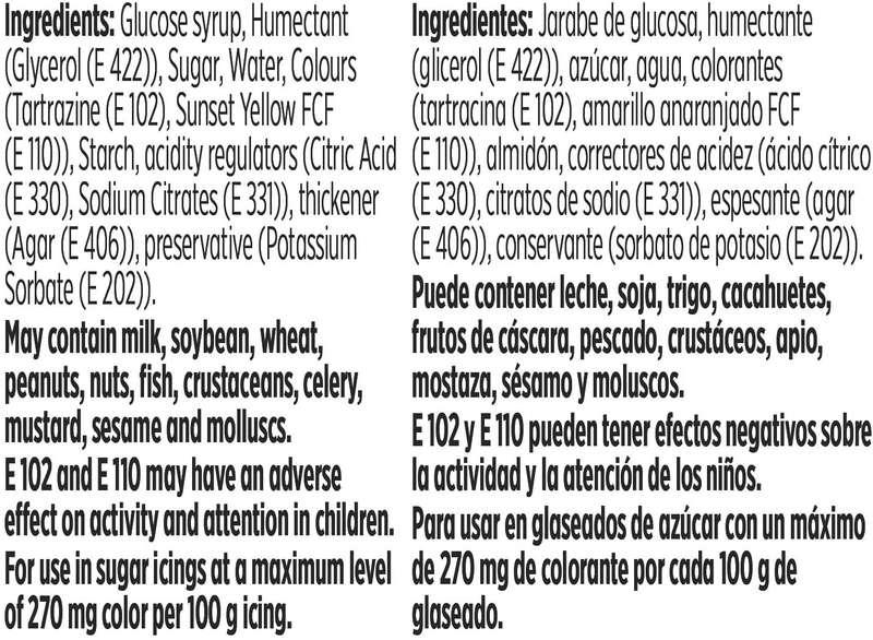 Wilton Icing Colour Edible Concentrated Cake Food Colouring Gel - Golden Yellow