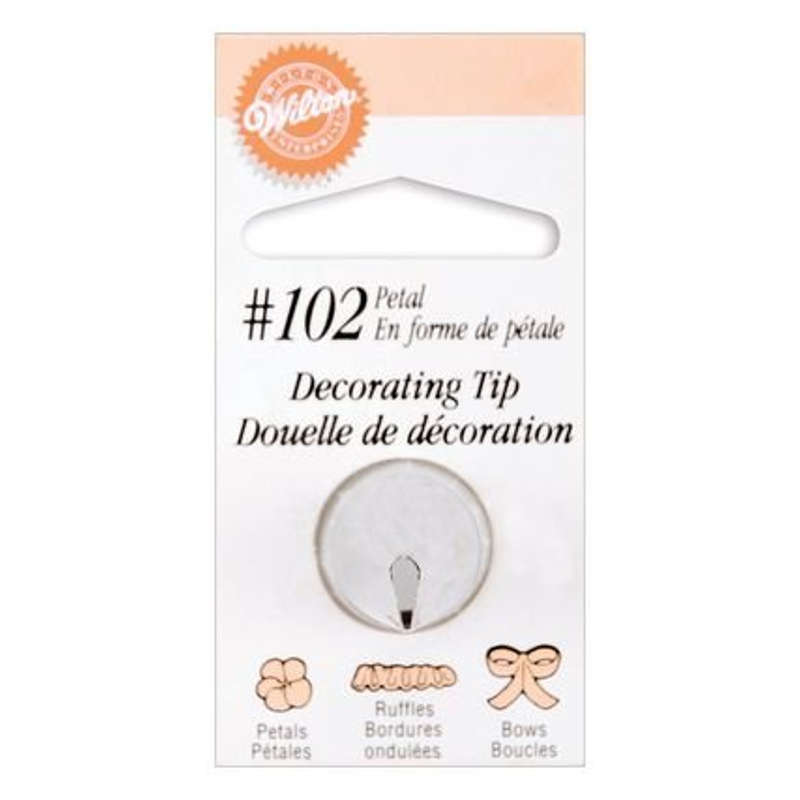 Wilton #102 Flower Petal Decorating Tip Icing Nozzle Sugarcraft Cake Decorating