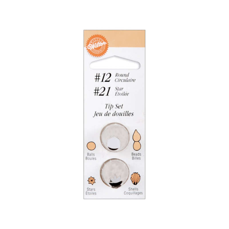 Wilton #12 Round #21 Star Decorating Tip Icing Nozzle Cake Decorating Sugarcraft