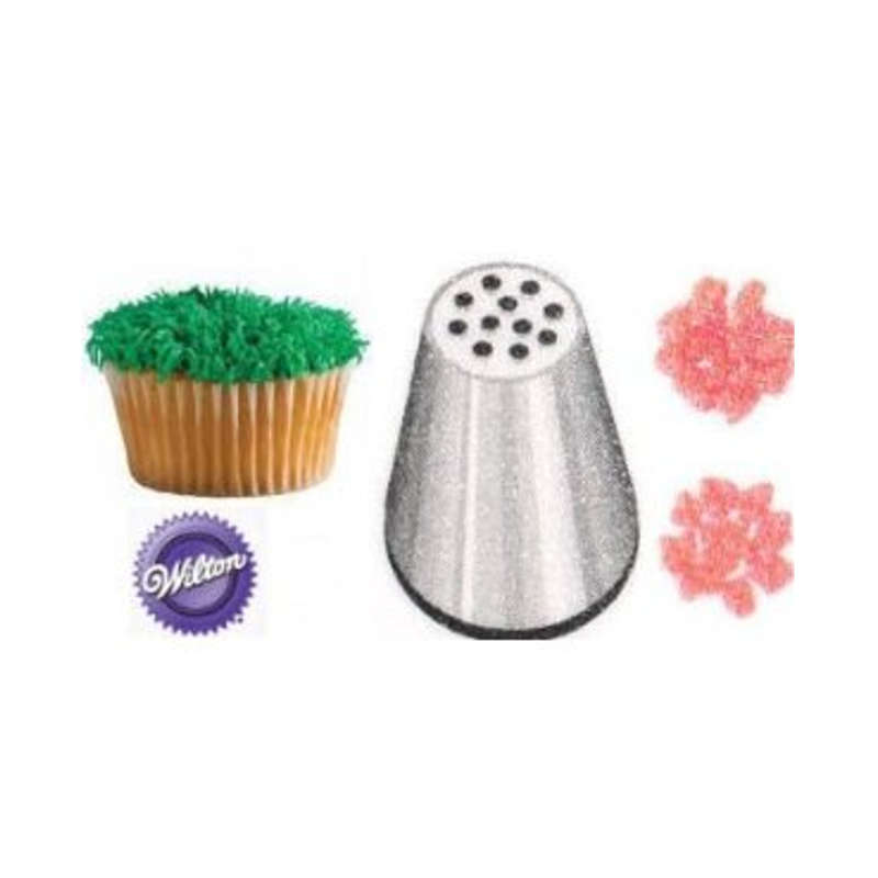 Wilton #233 Multi Open Decorating Tip Icing Nozzle Hair Grass String