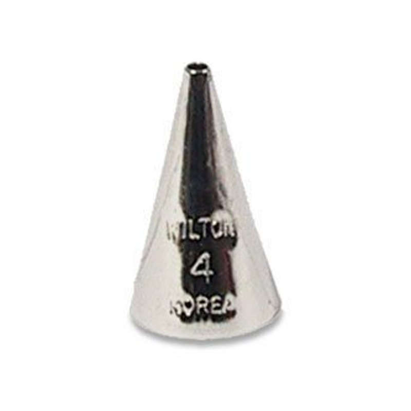 Wilton #4 Round Decorating Tip Icing Nozzle Sugarcraft Cake Decorating