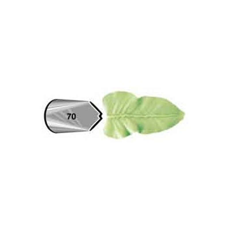 Wilton #70 Leaf Standard Cake Decorating Tip Icing Nozzle