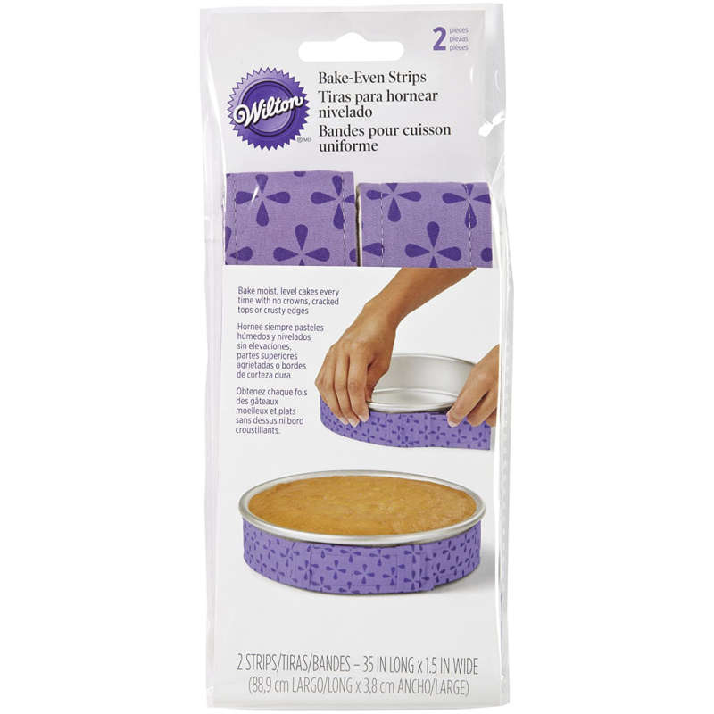 Wilton Bake-Even Strips Cake Baking Decorating Moisture Keeping Tool 2 Pieces
