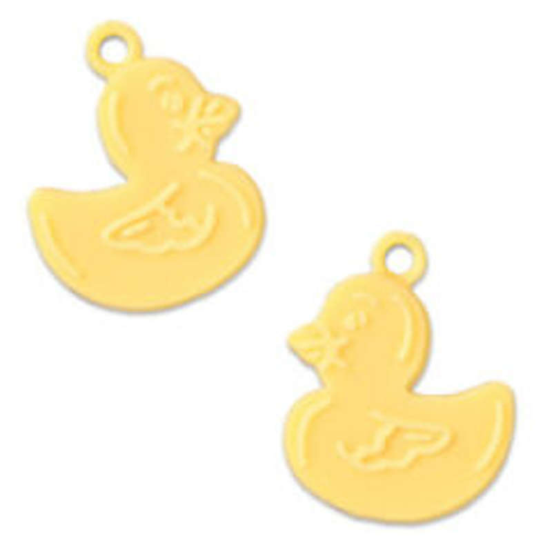DAMAGED PACKAGING - Wilton 20pk Ducky Favor Accent Cake Cupcake Decoration