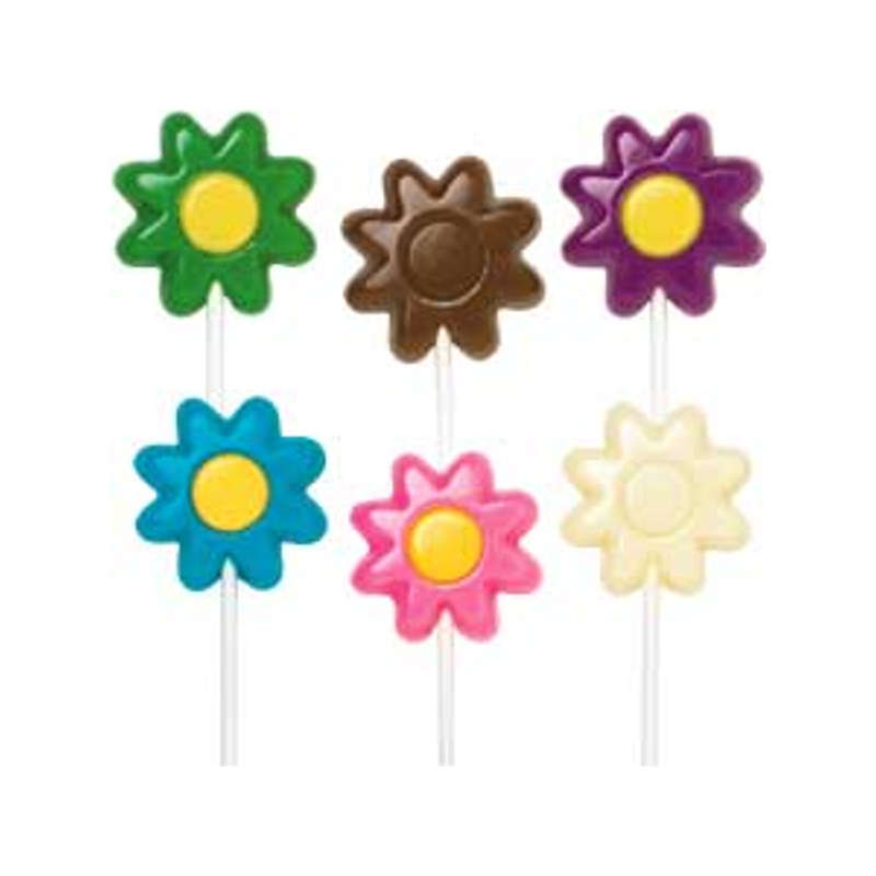 Wilton Dancing Daisies Daisy Flowers Lollipop Lollypop Candy Mold Mould