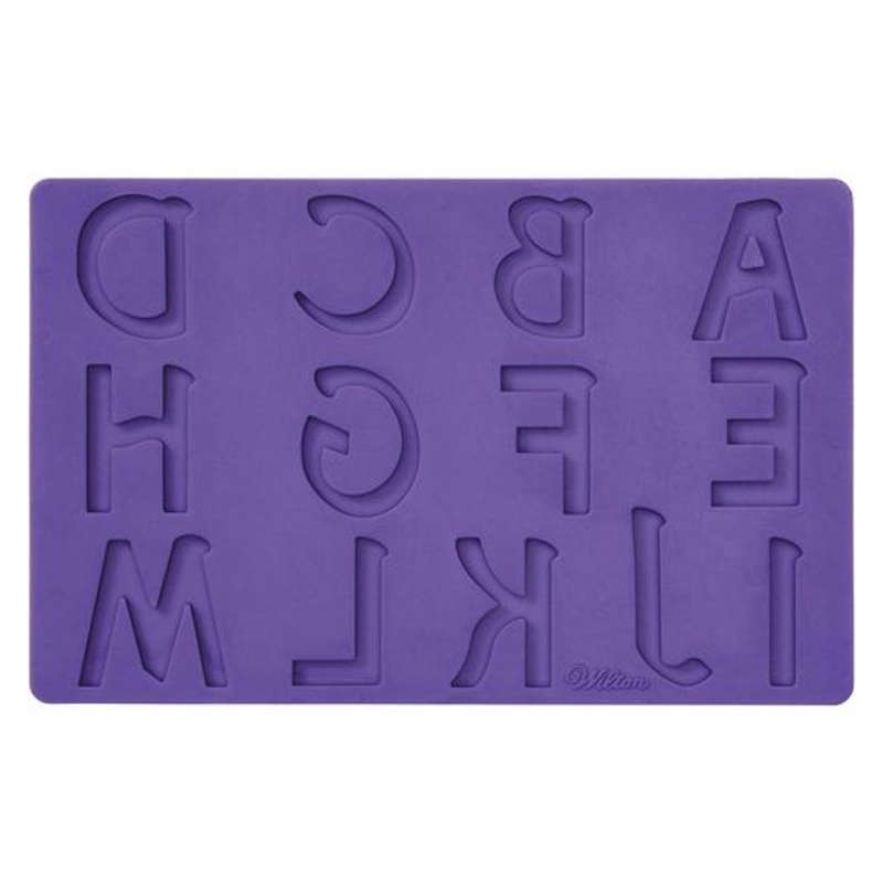 Wilton Letters / Numbers Alphabet Fondant Gum Paste Molds Mould Sugarcraft