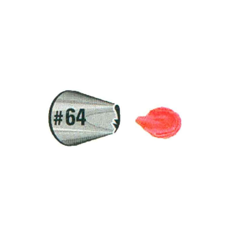 Wilton #64 Flower Petal Decorating Tip Icing Nozzle Sugarcraft Cake Decorating