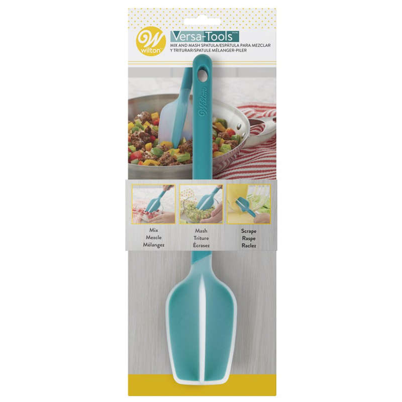Wilton Versa-Tools - Mix and Mash Spatula -Mutli-Use Cooking Baking Utensil