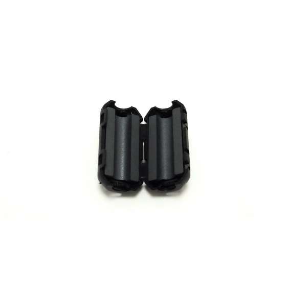 Anti-electromagnetic Clip On Soft Ferrite Ring Snap For Servo Wire Cable