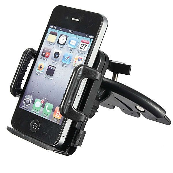 Car CD Dash Slot Mount Holder Dock For CellPhone GPS MP3 MP4