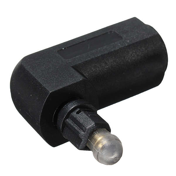 TOSLink Optical Digital Right Angle 90 Degree Rotatable Audio Adaptor