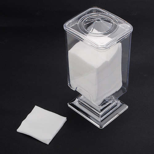 Nail Art Polish Remover Cotton Pad Holder Case Container