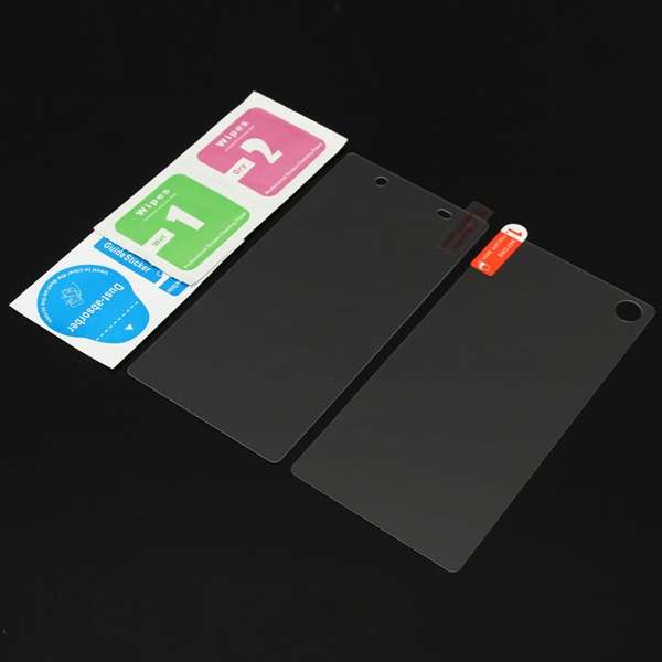 Back and Front Tempered Glass Screen Protector For Sony Xperia Z2
