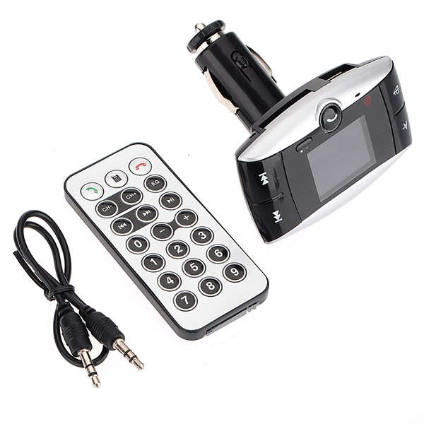 Wireless Bluetooth Car MP3 Player FM Transmitter Hands Free USB SD MMC Remote K