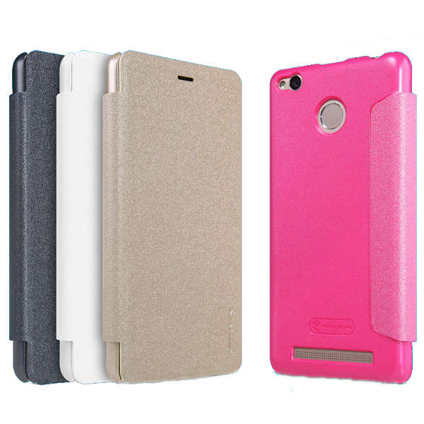 NILLKIN Sparkle Flip PU Leather Case For Xiaomi Redmi 3 Pro Redmi 3S