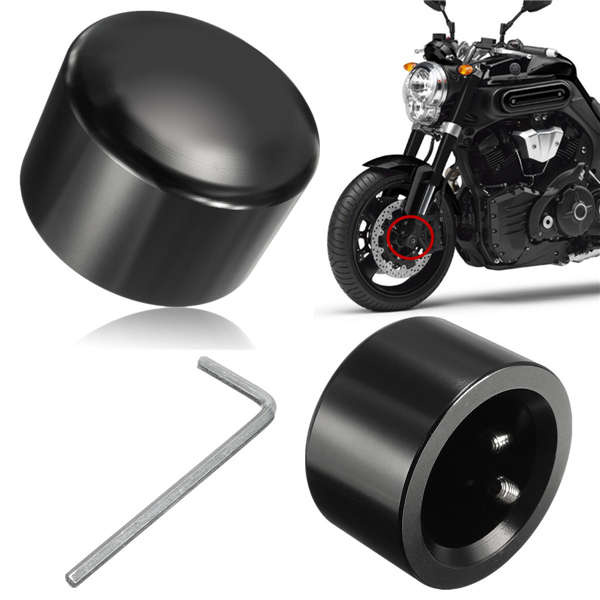 2pcs Axle Covers Achscover Front for Harley Sportster 1200L XL833C DYNA New