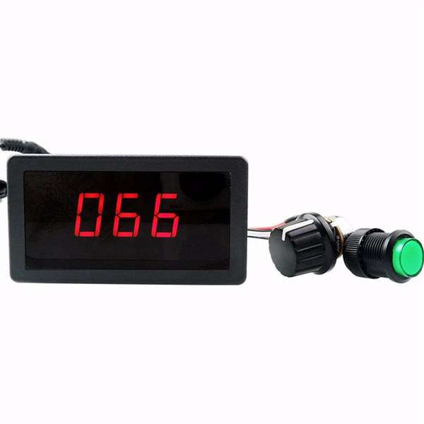 PWM Motor Speed Controller Digital Display DC 6-30V 12V 24V Max 8A