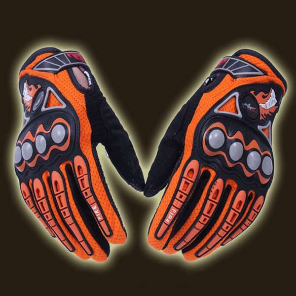 Full Finger Safety Bike Motorcycle Racing Gloves for Pro-biker MCS23
