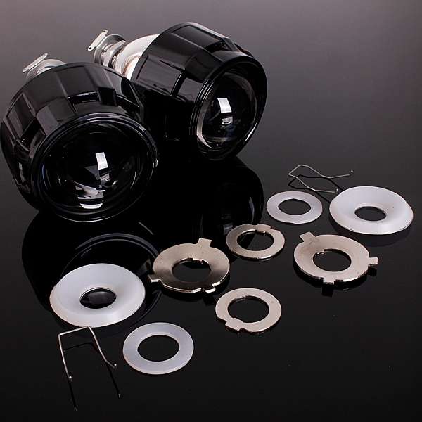 2.5 inch Mini Left or Right Bi-xenon HID Projector Lens Angels Eye Headlight Sh