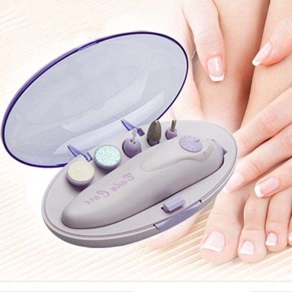 Electric Nail Art Manicure Block Grooming Drill Tool Set
