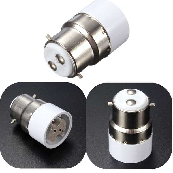 B22 to MR16 Base Screw LED Light Lamp Bulb Holder Adapter Socket Converter