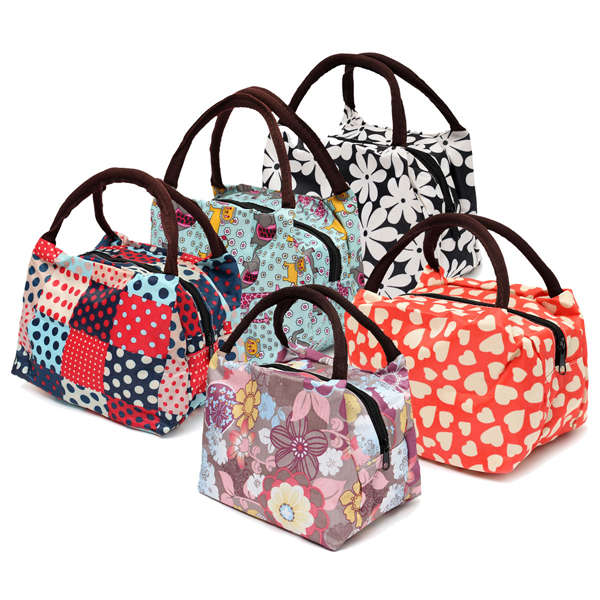 Waterproof Cooler Lunch Storage Bag Portable Lunch Box Carry Bag