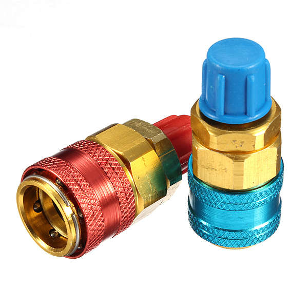 Quick Couplers Connector for Refrigerant R134a Car Automobile